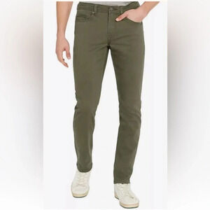 Buffalo David Bitton ARCHER Men's 5 Pocket Slim Stretch‎ Olive Size 34X34 (225)